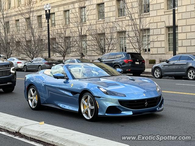 Ferrari Portofino spotted in Washington DC, United States