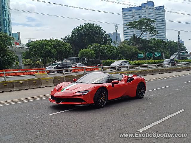 Ferrari SF90 Stradale spotted in Jakarta, Indonesia