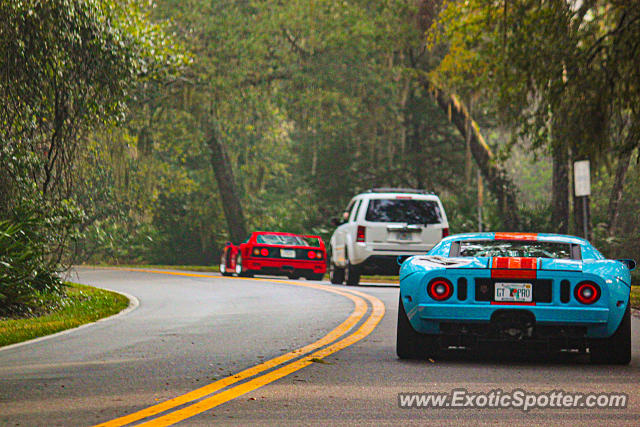 Ferrari F40 spotted in Fernandina, Florida