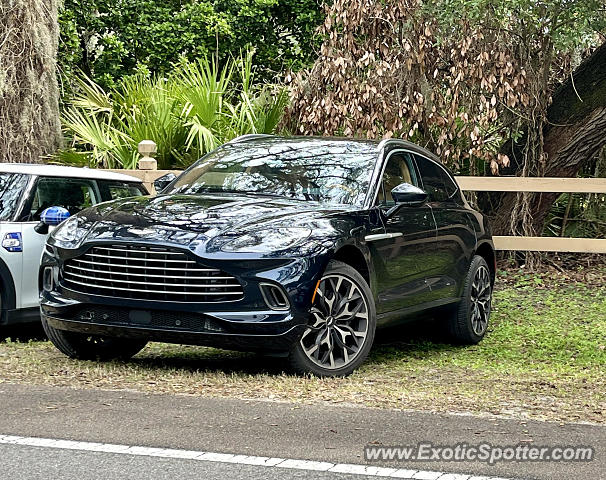 Aston Martin DBX spotted in Amelia Island, Florida