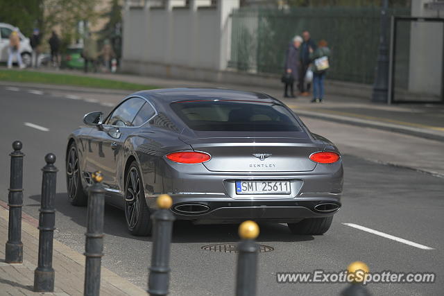 Bentley Continental spotted in Warsaw, Poland