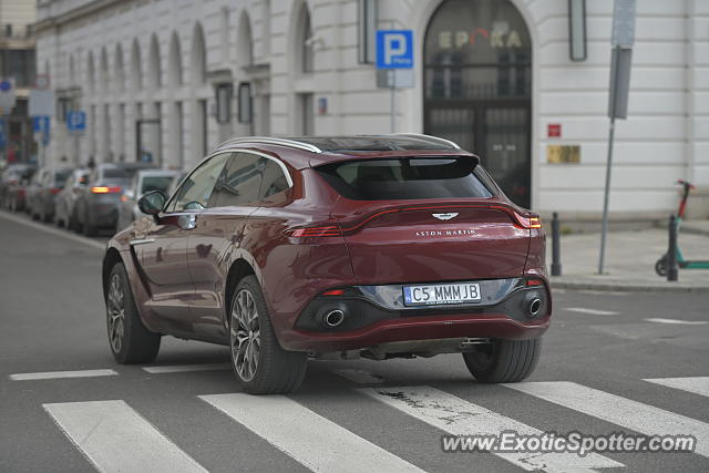 Aston Martin DBX spotted in Warsaw, Poland