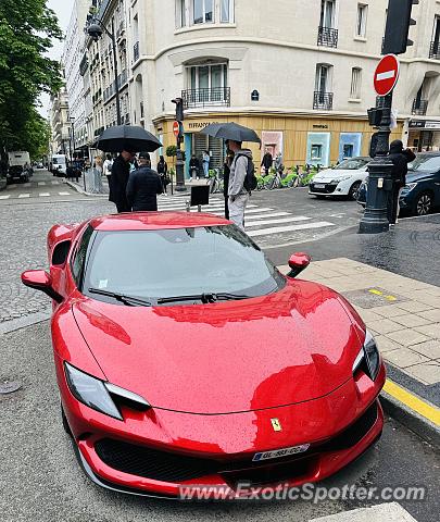 Ferrari F60 America spotted in Paris, France