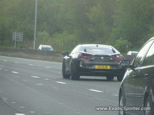 BMW I8 spotted in Motorway, United Kingdom