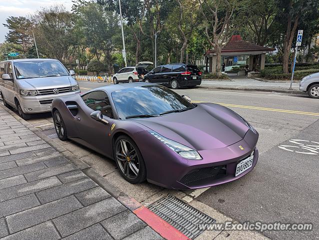 Ferrari 488 GTB spotted in Taipei, Taiwan