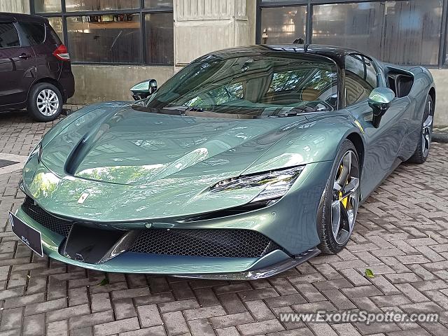 Ferrari SF90 Stradale spotted in Jakarta, Indonesia