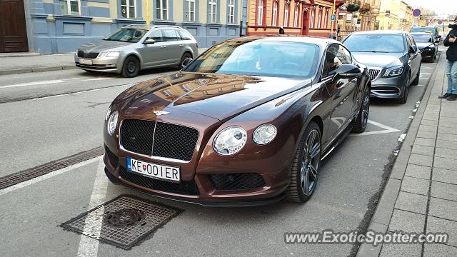 Bentley Continental spotted in Košice, Slovakia