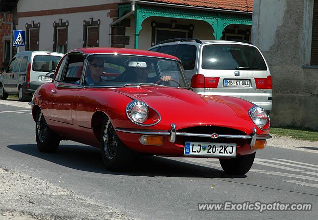 Jaguar E-Type spotted in Spodnja Polskava, Slovenia