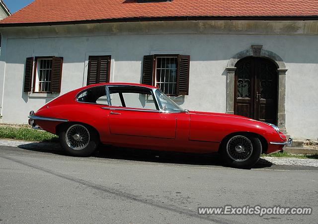 Jaguar E-Type spotted in Spodnja Polskava, Slovenia