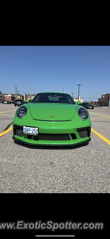 Porsche 911 GT3 spotted in Aurora ontario, Canada