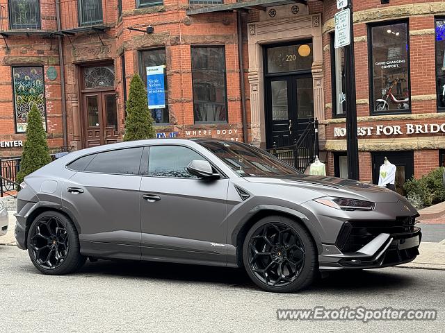 Lamborghini Urus spotted in Boston, Massachusetts
