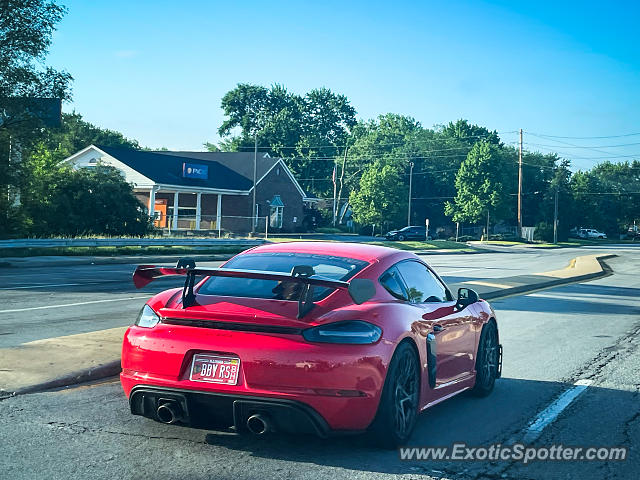 Porsche Cayman GT4 spotted in Indianapolis, Indiana