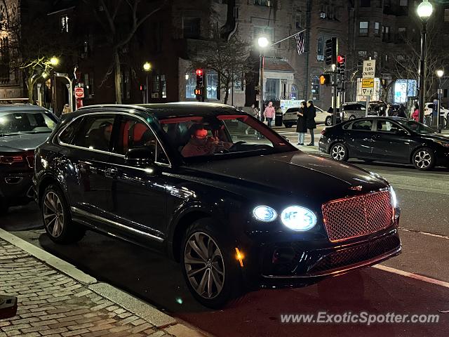 Bentley Bentayga spotted in Boston, Massachusetts