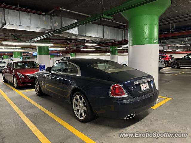 Rolls-Royce Wraith spotted in Boston, Massachusetts