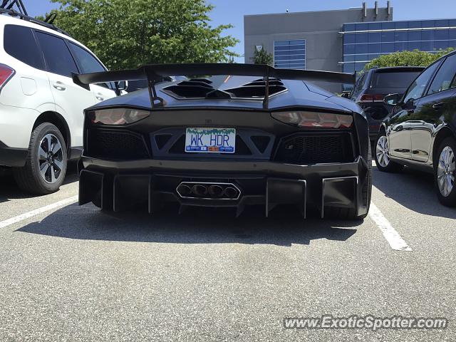 Lamborghini Aventador spotted in Langley, Canada