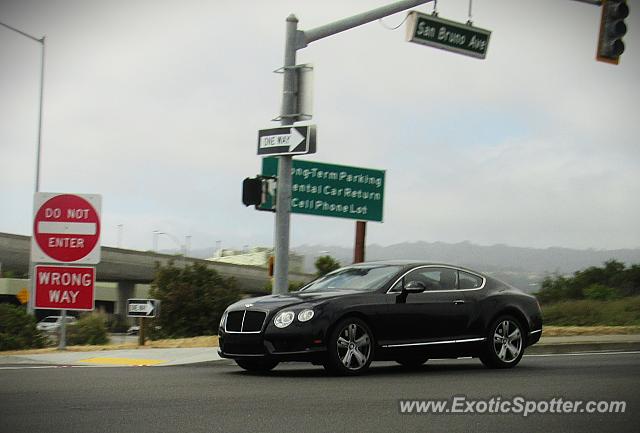 Bentley Continental spotted in San francisco, California