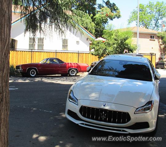 Maserati Quattroporte spotted in Sacramento, California