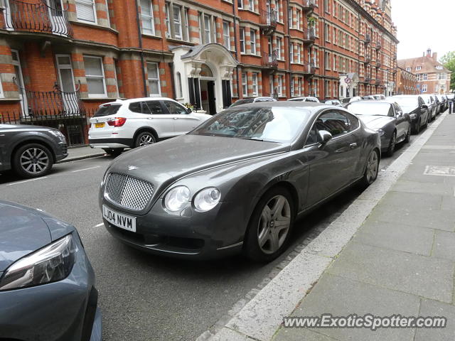 Bentley Continental spotted in Marylebone, United Kingdom