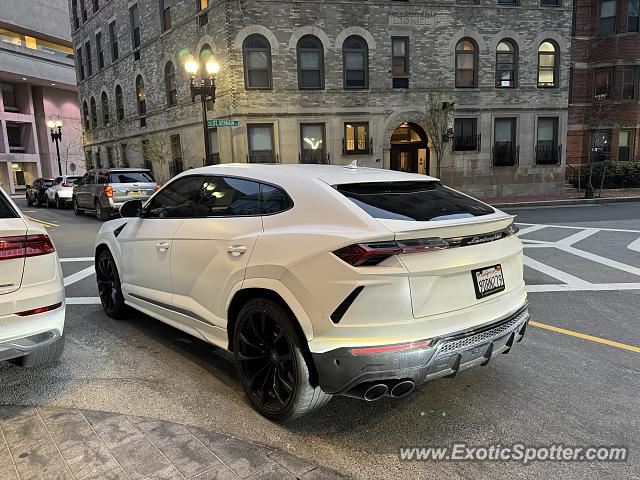 Lamborghini Urus spotted in Boston, Massachusetts