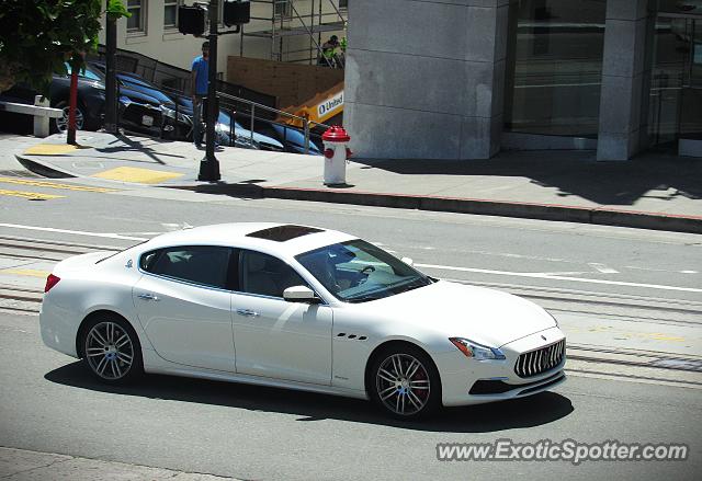 Maserati Quattroporte spotted in San francisco, California