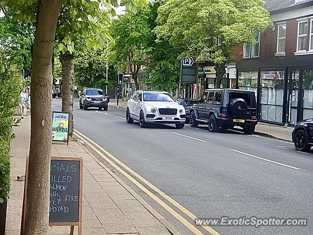 Bentley Bentayga spotted in Alderley Edge, United Kingdom