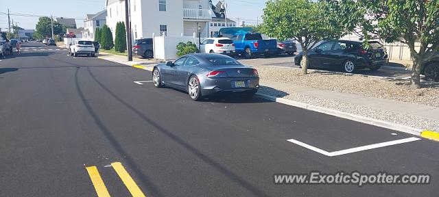 Fisker Karma spotted in Point pleasant, New Jersey