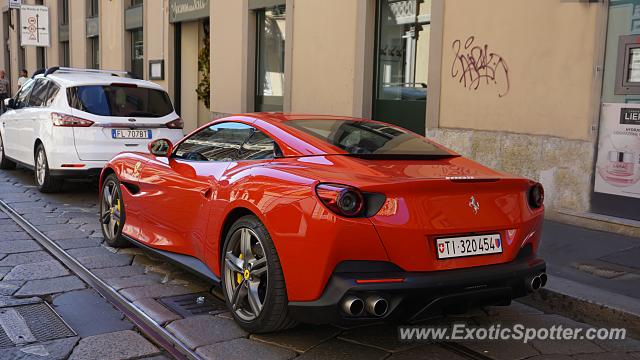 Ferrari Portofino spotted in Milano, Italy