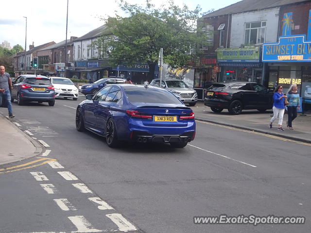BMW M5 spotted in Monton, United Kingdom
