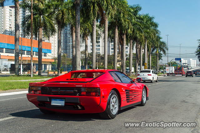 Ferrari Testarossa spotted in São Paulo, SP, Brazil