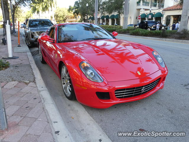 Ferrari 599GTB spotted in Miami Beach, Florida