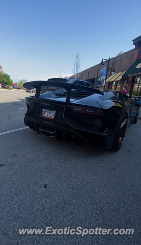 Lamborghini Aventador spotted in Glenview, Illinois