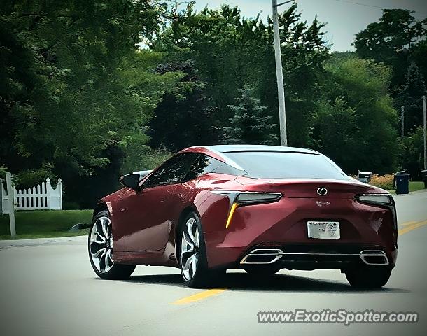 Lexus LC 500 spotted in Suamico, Wisconsin