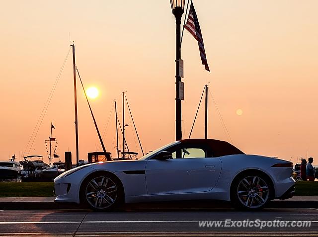Jaguar F-Type spotted in Sister bay, Wisconsin