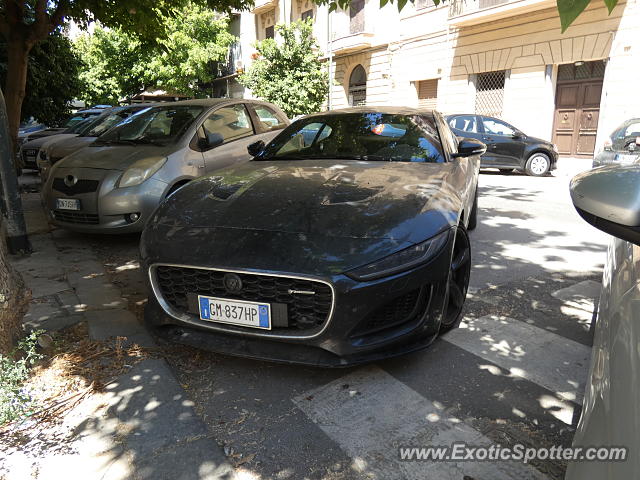 Jaguar F-Type spotted in Palermo, Italy