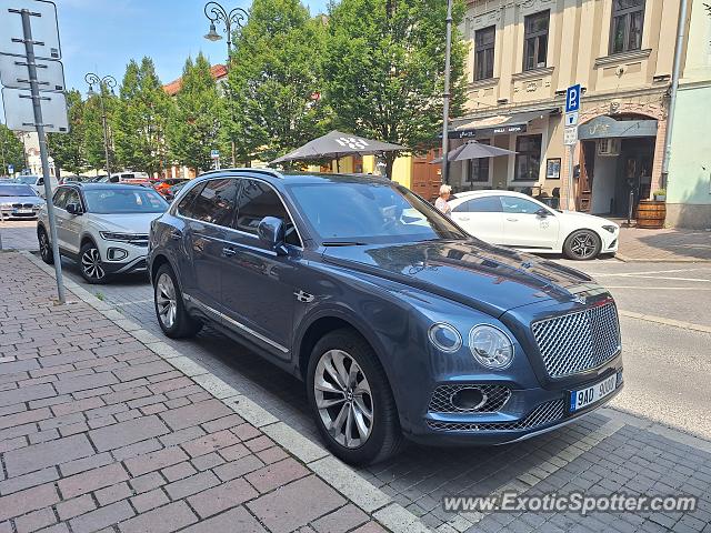 Bentley Bentayga spotted in Kosice, Slovakia