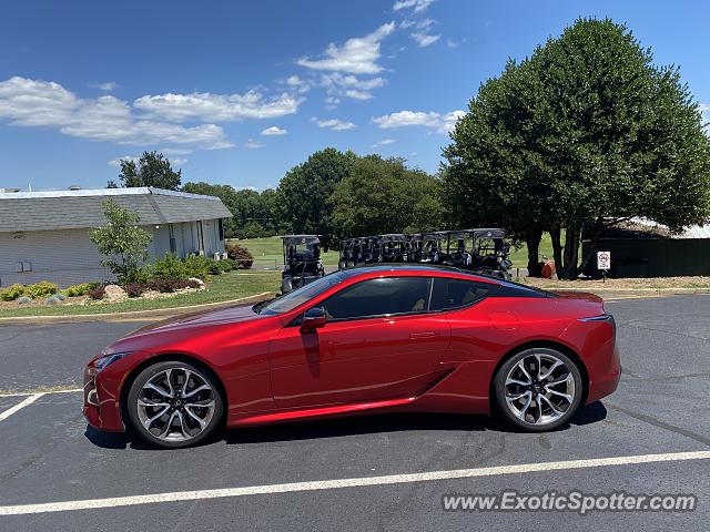 Lexus LC 500 spotted in Lake James, North Carolina