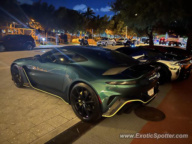 Aston Martin Vantage spotted in Miami Beach, Florida