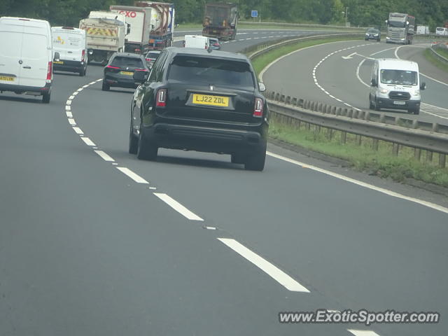 Rolls-Royce Cullinan spotted in Motorway, United Kingdom