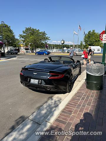 Aston Martin Vanquish spotted in Charlevoix, Michigan