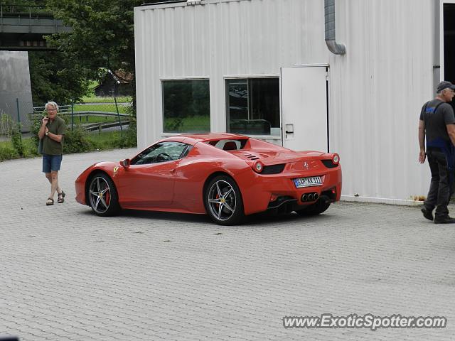 Ferrari 458 Italia spotted in Garmisch, Germany