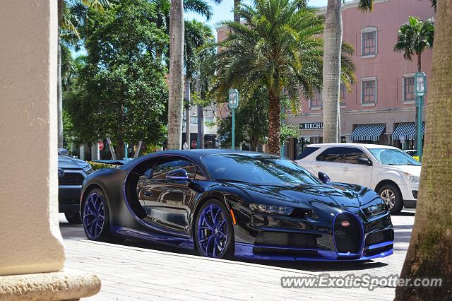 Bugatti Chiron spotted in Boca Raton, Florida