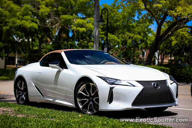 Lexus LC 500 spotted in Naples, Florida