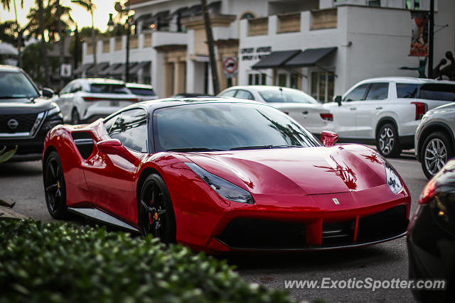 Ferrari 488 GTB spotted in Naples, Florida