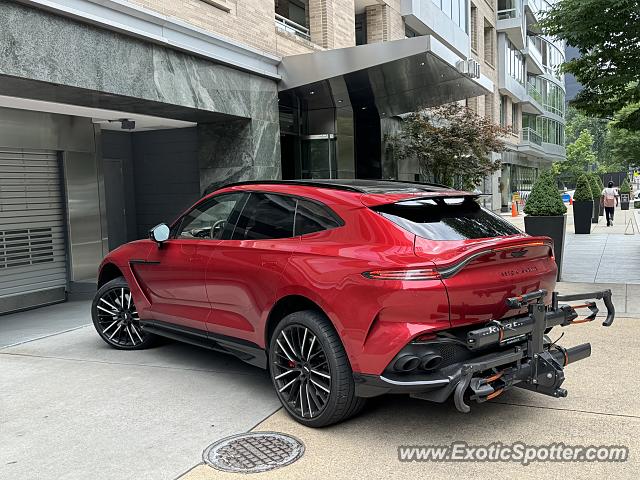 Aston Martin DBX spotted in Washington DC, United States