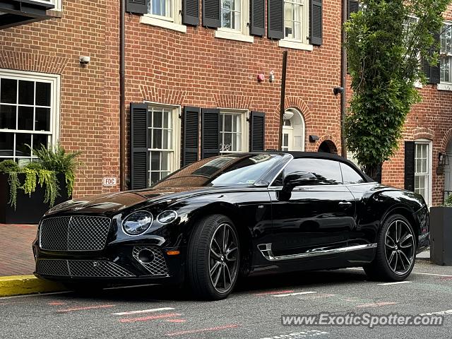 Bentley Continental spotted in Washington DC, United States