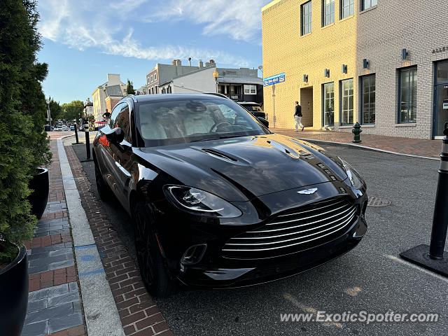 Aston Martin DBX spotted in Washington DC, United States