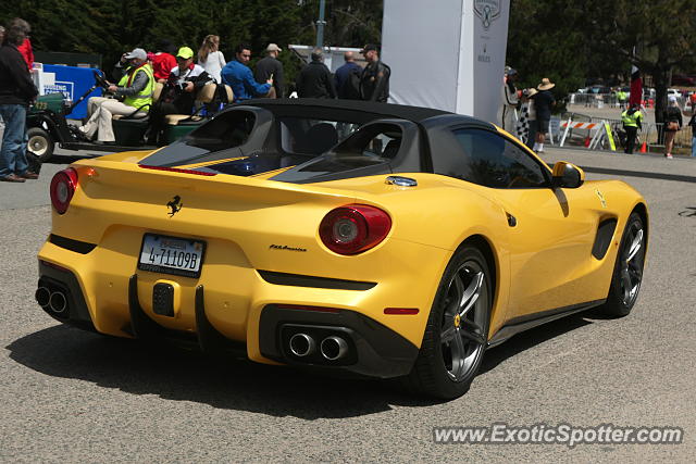 Ferrari F60 America spotted in Monterey, California