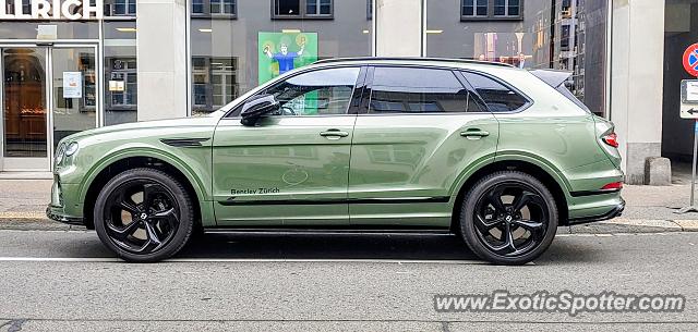 Bentley Bentayga spotted in Zürich, Switzerland