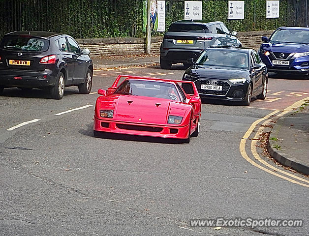 Ferrari F40 spotted in Alderley Edge, United Kingdom