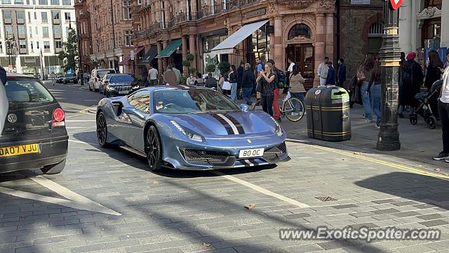 Ferrari 488 GTB spotted in London, United Kingdom